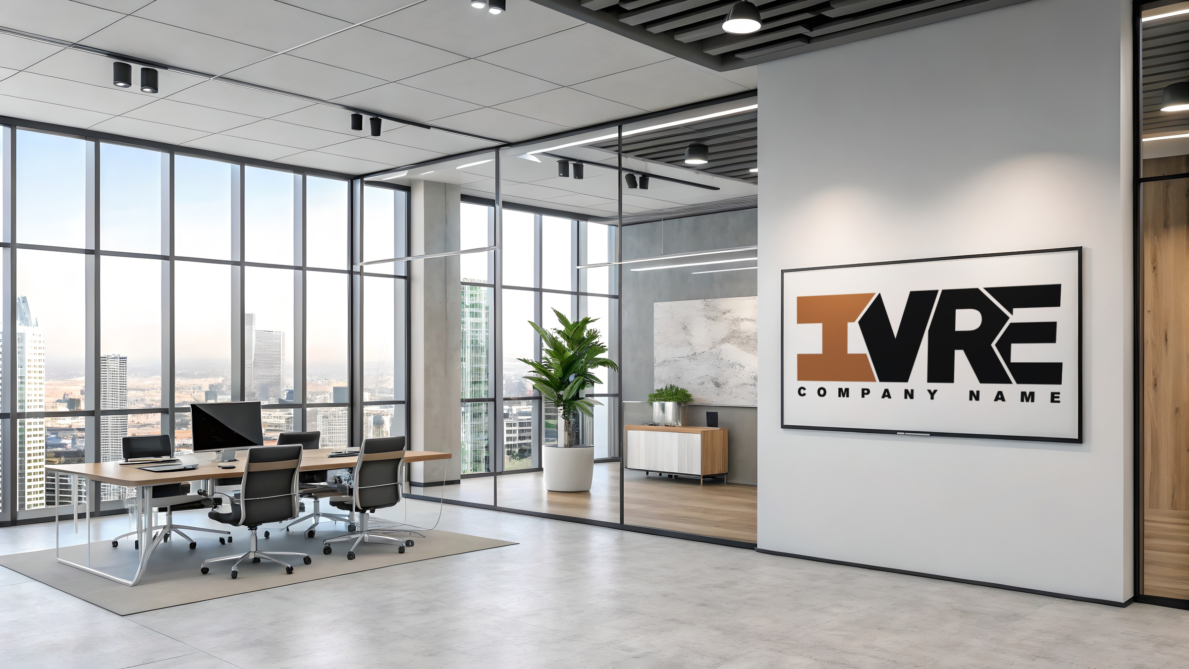Modern real estate office